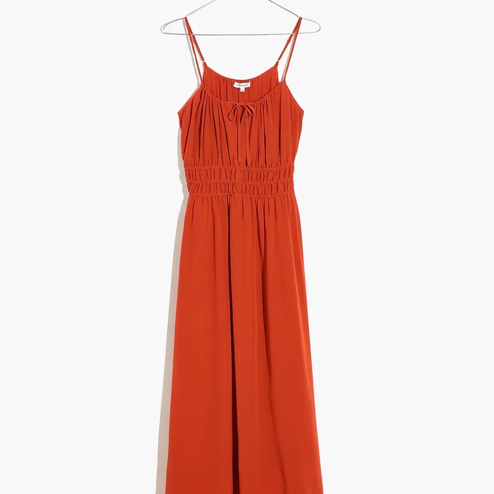 Madewell Sophia Silk Cami Midi Dress